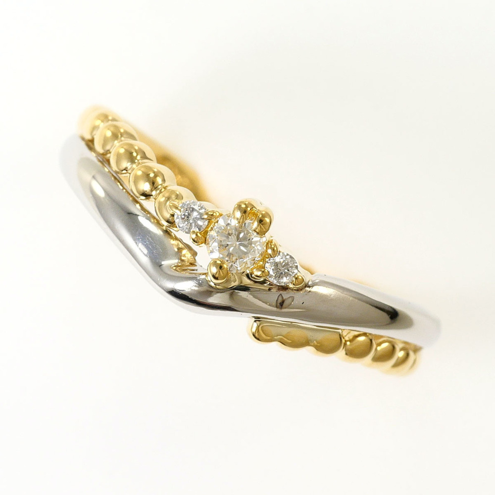 VINTAGE 18k Gold Diamond Ring